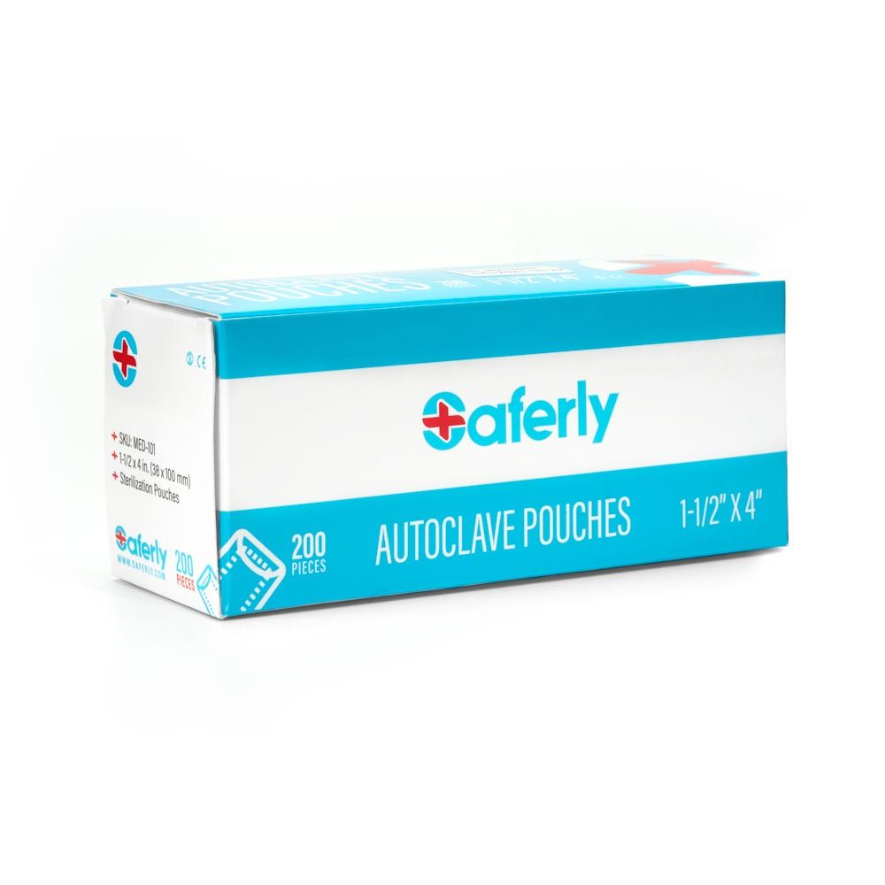 Saferly Sterilization Self Seal Autoclave Pouches 1 1 2