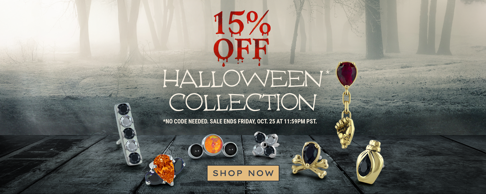 Halloween Collection is 15% Off until Friday, 10/25