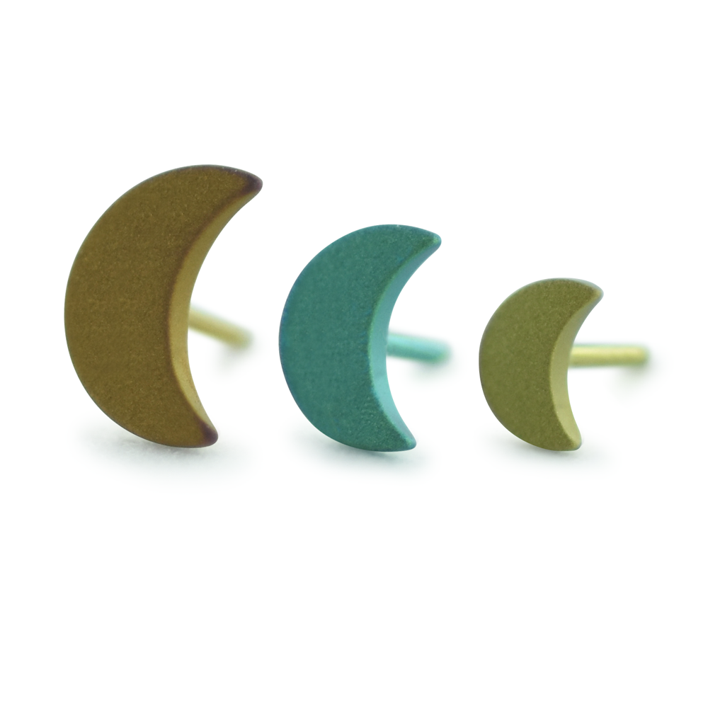 Texturized and Anodized Moon Ends