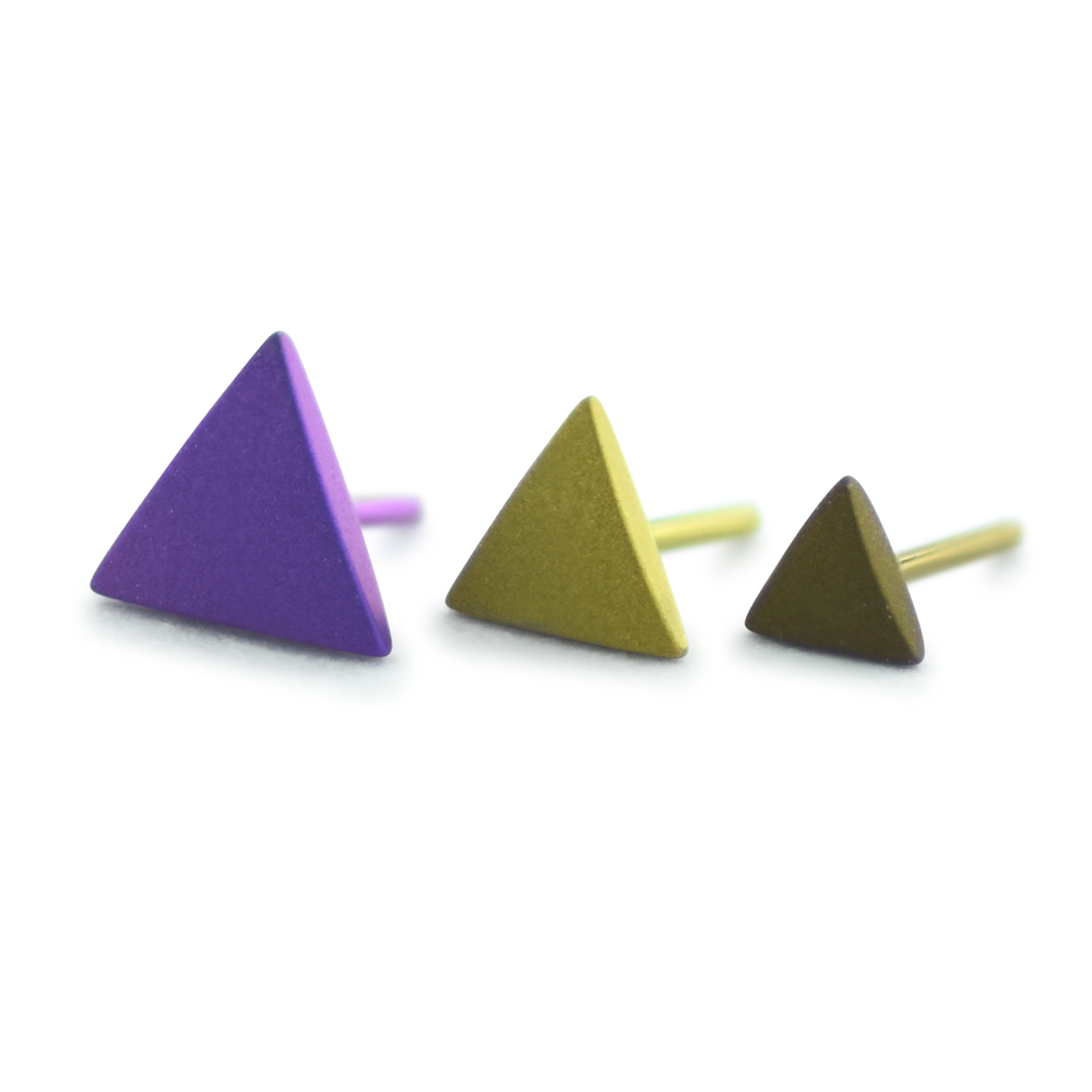 Texturized and Anodized Triangle Ends